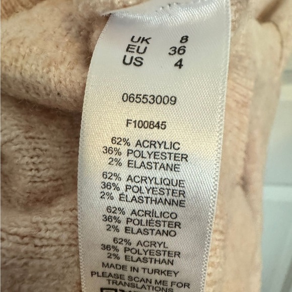 Pink Crew Neck Knit Sweater - ASOS Size S - Picture 4 of 4